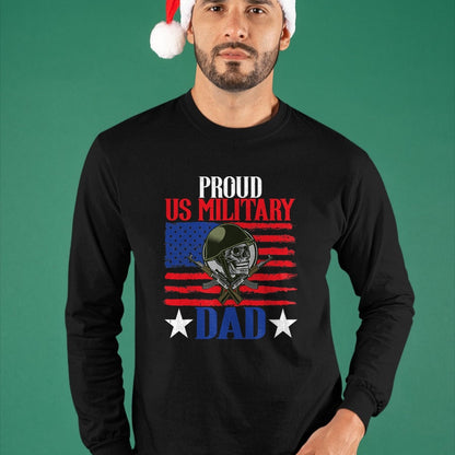 Gift for Dad Shirt, Funny Dad Unisex T-Shirt/Hoodie/Sweatshirt HLT00 – Mens Proud US Military Dad Proud Army Dad Father_s Day Gift T-Shirt