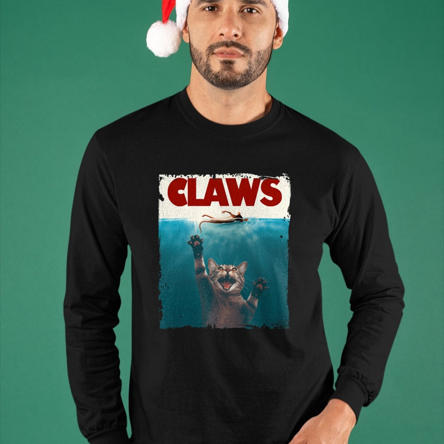 Cat Love Shirt, Funny Cat Lover Gift UnisexT-Shirt/Hoodie/Sweatshirt HLT00 - Claws Funny Cat I Love Cat Paws Cat Parody Animal Lover T-Shirt (1)
