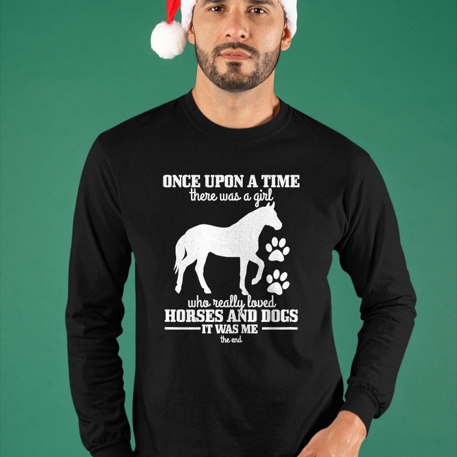 Best Horse Lover Shirt , Funny Horse UnisexT-Shirt/Hoodie/Sweatshirt HLT00 - Horses & Dogs Funny Horse Girl Gift T-Shirt