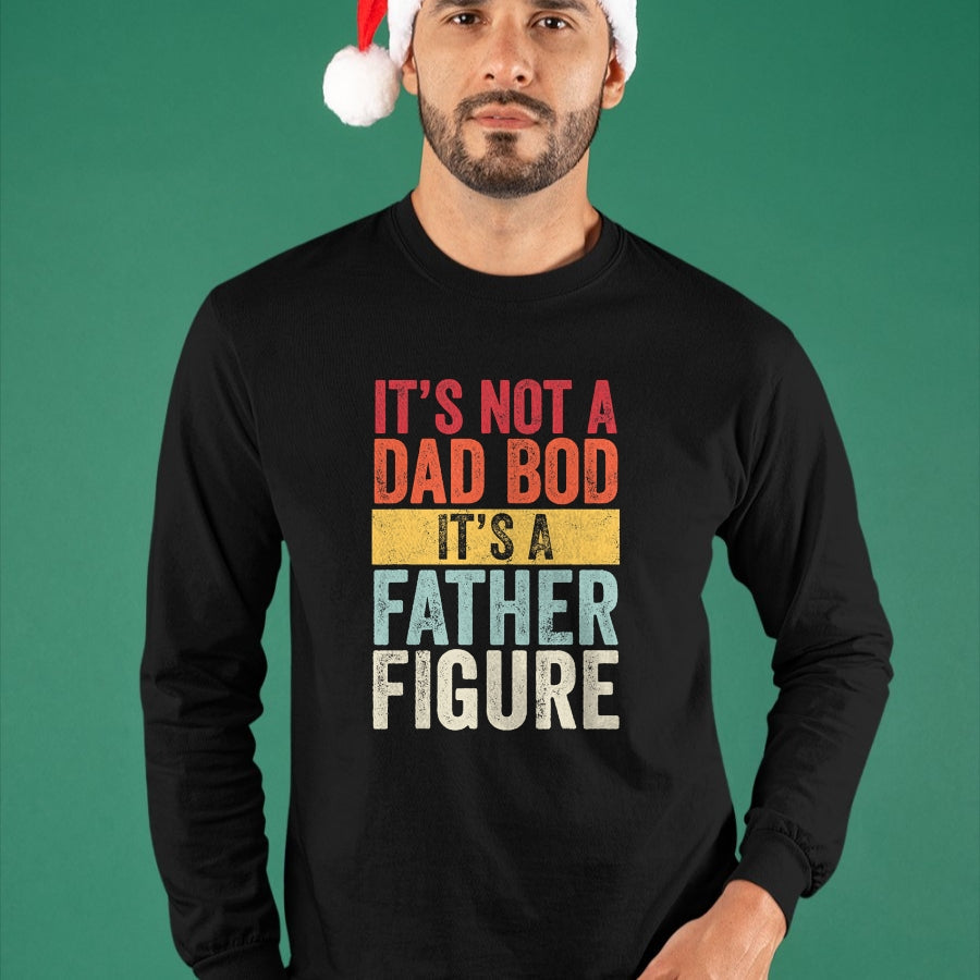 Gift for Dad Shirt, Funny Dad Unisex T-Shirt/Hoodie/Sweatshirt HLT00 – Mens It_s Not A Dad Bod It_s A Father Figure, Funny Retro Vintage,Short Sleeve T-Shirt
