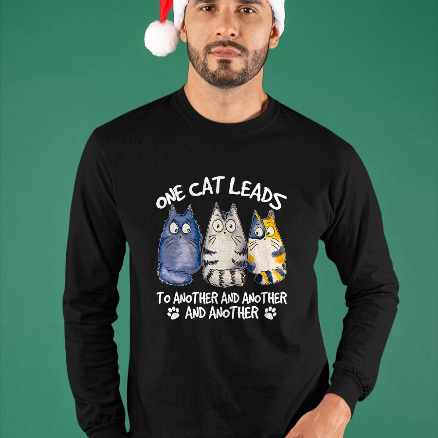 Cat Love Shirt, Funny Cat Lover Gift UnisexT-Shirt/Hoodie/Sweatshirt HLT00 - Funny Cat Design Cat Lover Kitten Cat T-Shirt
