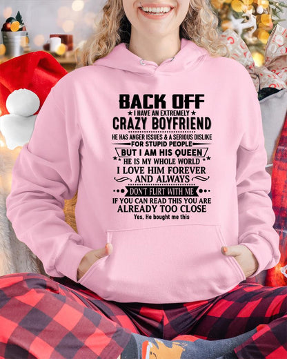 Back Off I Have An Extremely Crazy Boyfriend - - Gift For Wife From Husband - NINA00 (SKUT-BACKOFF-00)