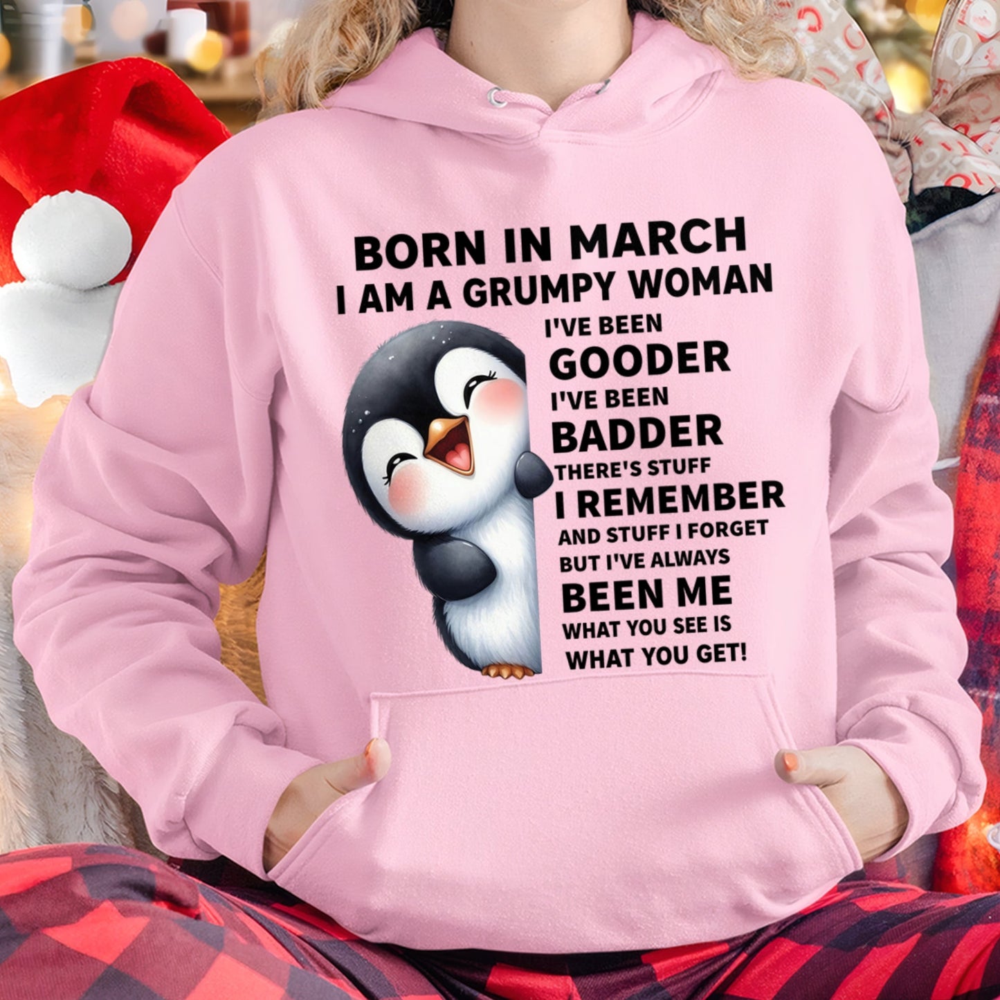 BORN IN MARCH I AM A GRUMPY WOMAN NINA03 FMA (SKU09-95-03)