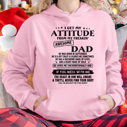 September - Gift For Son and Daughter From Dad - NINA09 - (SKU-TDADC-09)