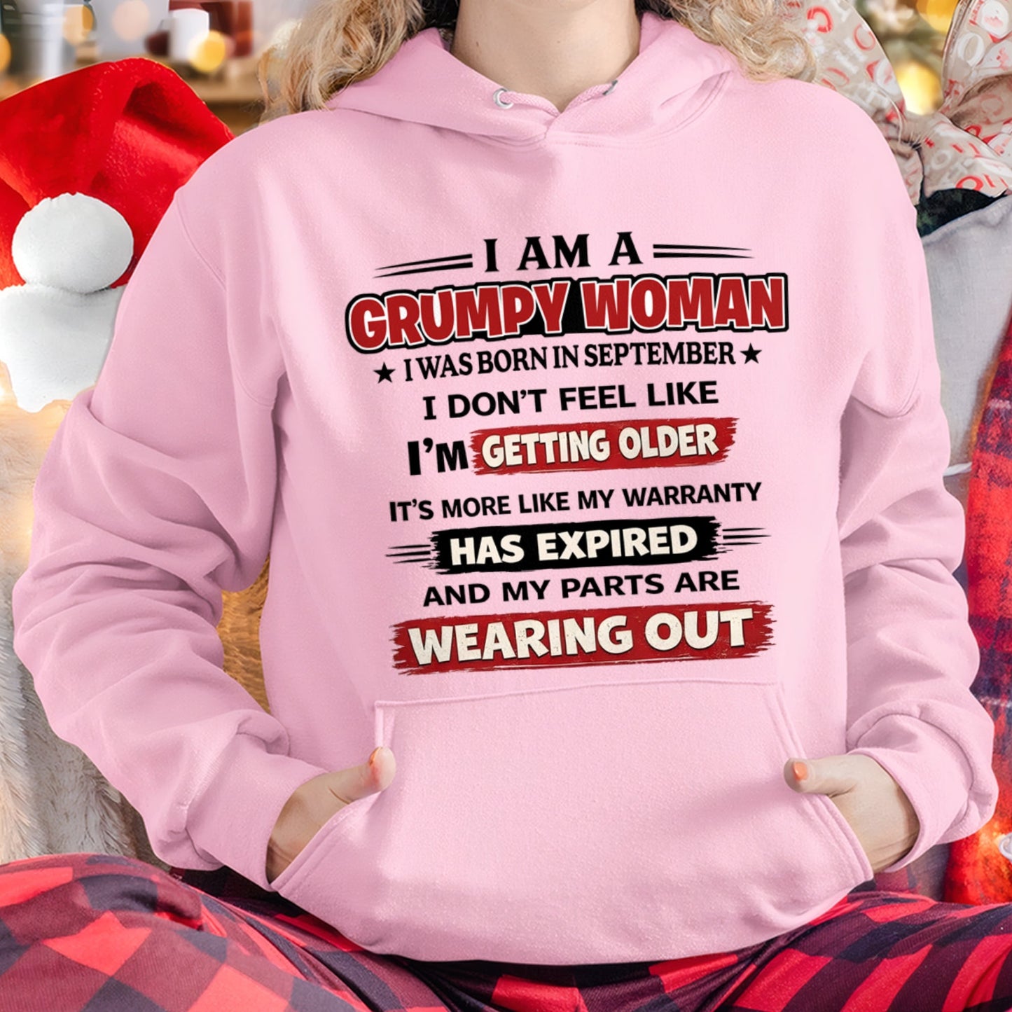 NINA09 - Funny Grumpy Woman Shirt Born in September – Birthday Gift Idea - FMA (SKU2602-177-09)