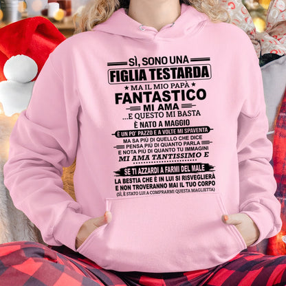 ITA/NINA05 - SÌ, SONO UNA FIGLIA TESTARDA – Regalo di Compleanno da Papà / Uomo di Maggio - (SKU2605-247-05)