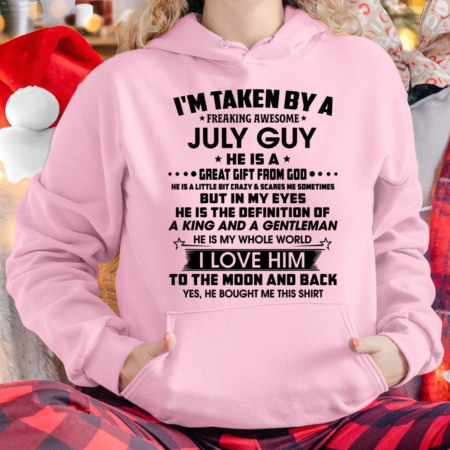 JULY - HE IS THE DEFINITION OF A KING AND A GENTLEMAN I LOVE HIM TO THE MOON AND BACK - FROM HUSBAND - NINA07 (SKU2605-95-07)