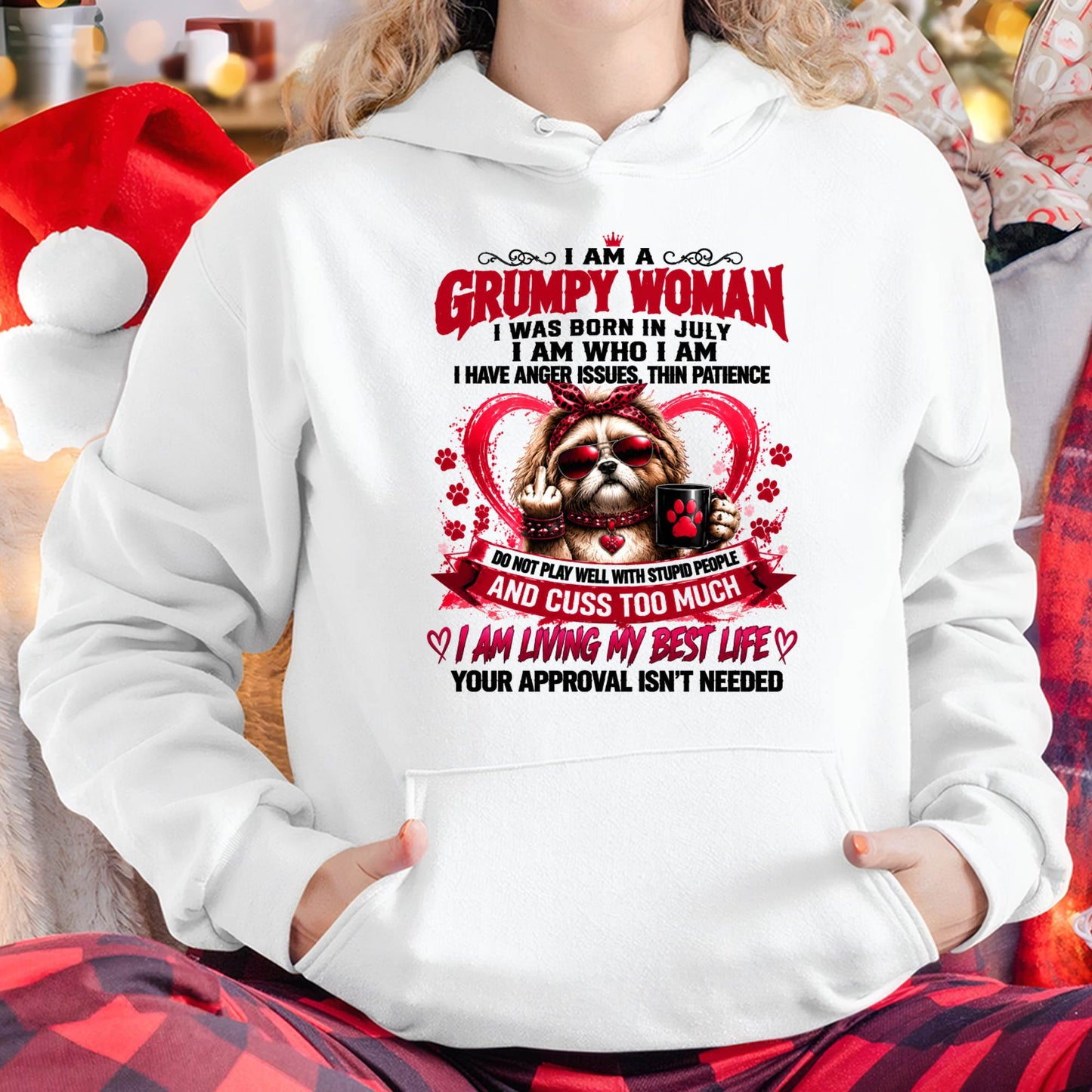 JULY - I AM A GRUMPY WOMAN - BIRTHDAY SHIRT FOR WOMEN - FMA / NINA07 (SKU2607-294-07)