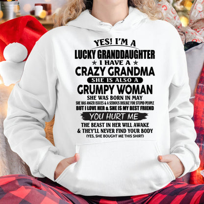 MAY - LUCKY GRANDDAUGHTER OF CRAZY GRANDMA - PERFECT GIFT FROM GRANDMA - NINA05 (SKU12-146-05)