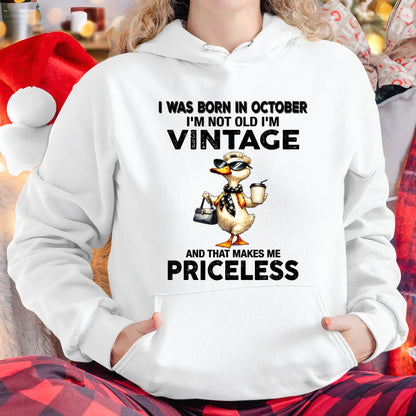 OCTOBER - I'M NOT OLD I'M VINTAGE AND THAT MAKES ME PRICELESS - FMA - NINA10 (SKU2604-90-10)