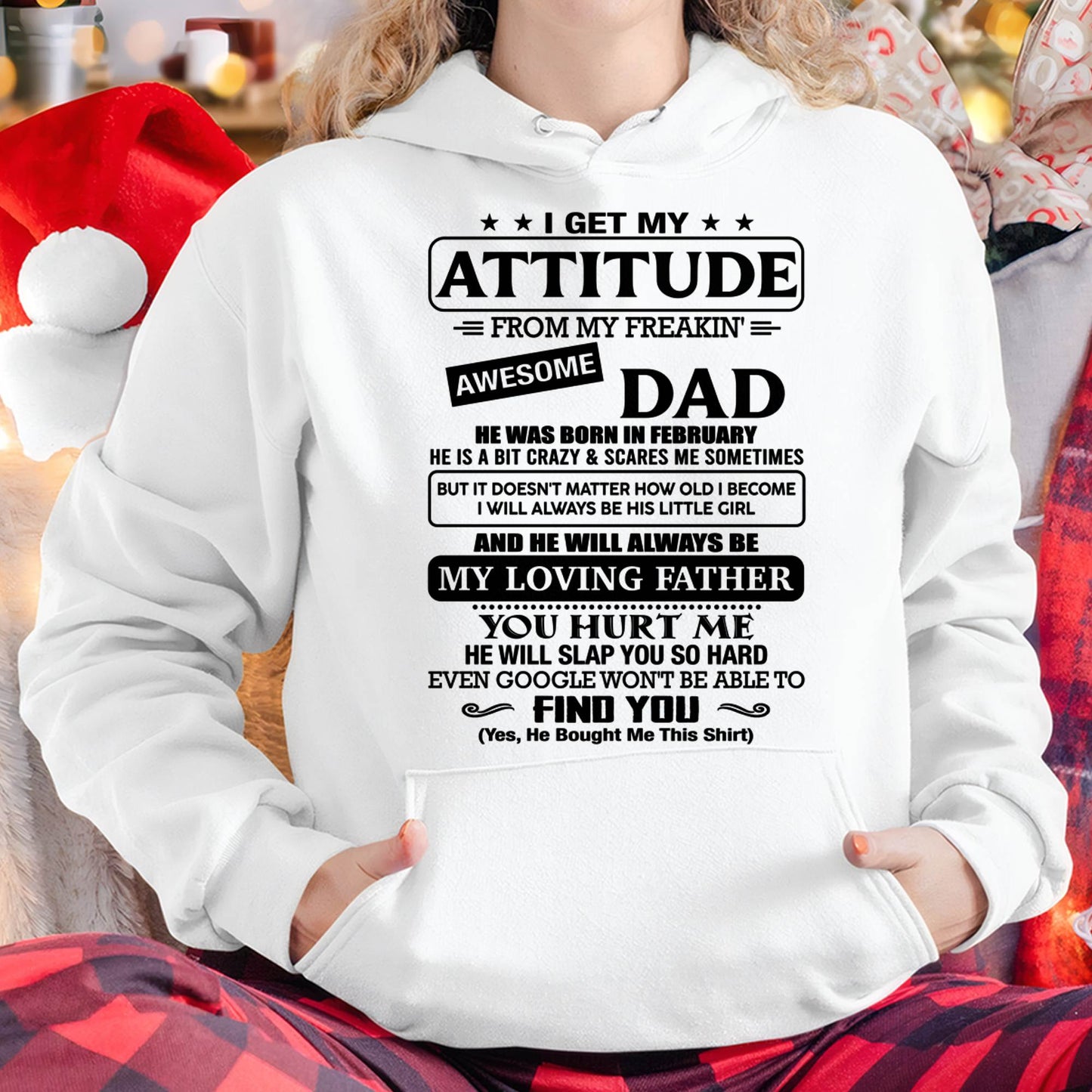 FEBRUARY - I WILL ALWAYS BE HIS LITTLE GIRL AND HE WILL ALWAYS BE MY LOVING FATHER - FROM DAD - NINA02 (SKU2605-120-02)