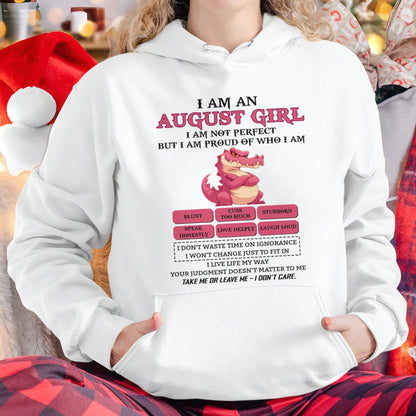 August Girl Shirt – Birthday Gift for Women - NINA08 FMA (SKU10-80-08)