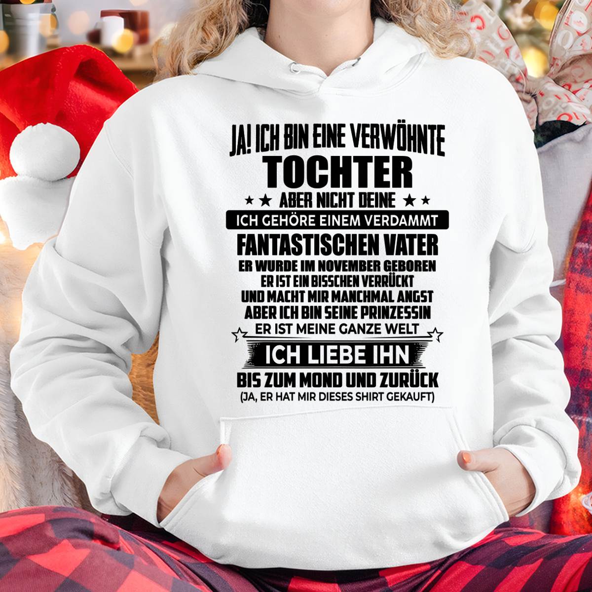 NOVEMBER - ICH GEHÖRE EINEM VERDAMMT FANTASTISCHEN VATER - Perfektes Geschenk für deine Tochter - GER/NINA11 (SKU2606-188-11)