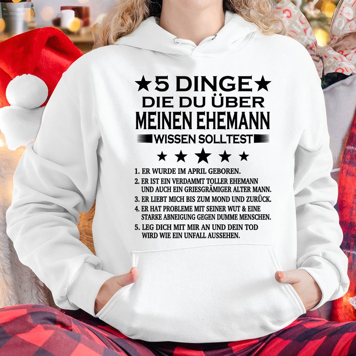 APRIL - 5 DINGE DIE DU ÜBER MEINEN EHEMANN WISSEN SOLLTEST - Das perfekte Geschenk für deine Freundin - GER/NINA04 (SKU2606-157-04)