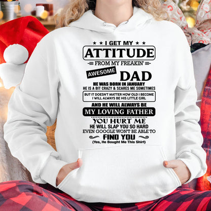 JANUARY - I WILL ALWAYS BE HIS LITTLE GIRL AND HE WILL ALWAYS BE MY LOVING FATHER - FROM DAD - NINA01 (SKU2605-120-01)