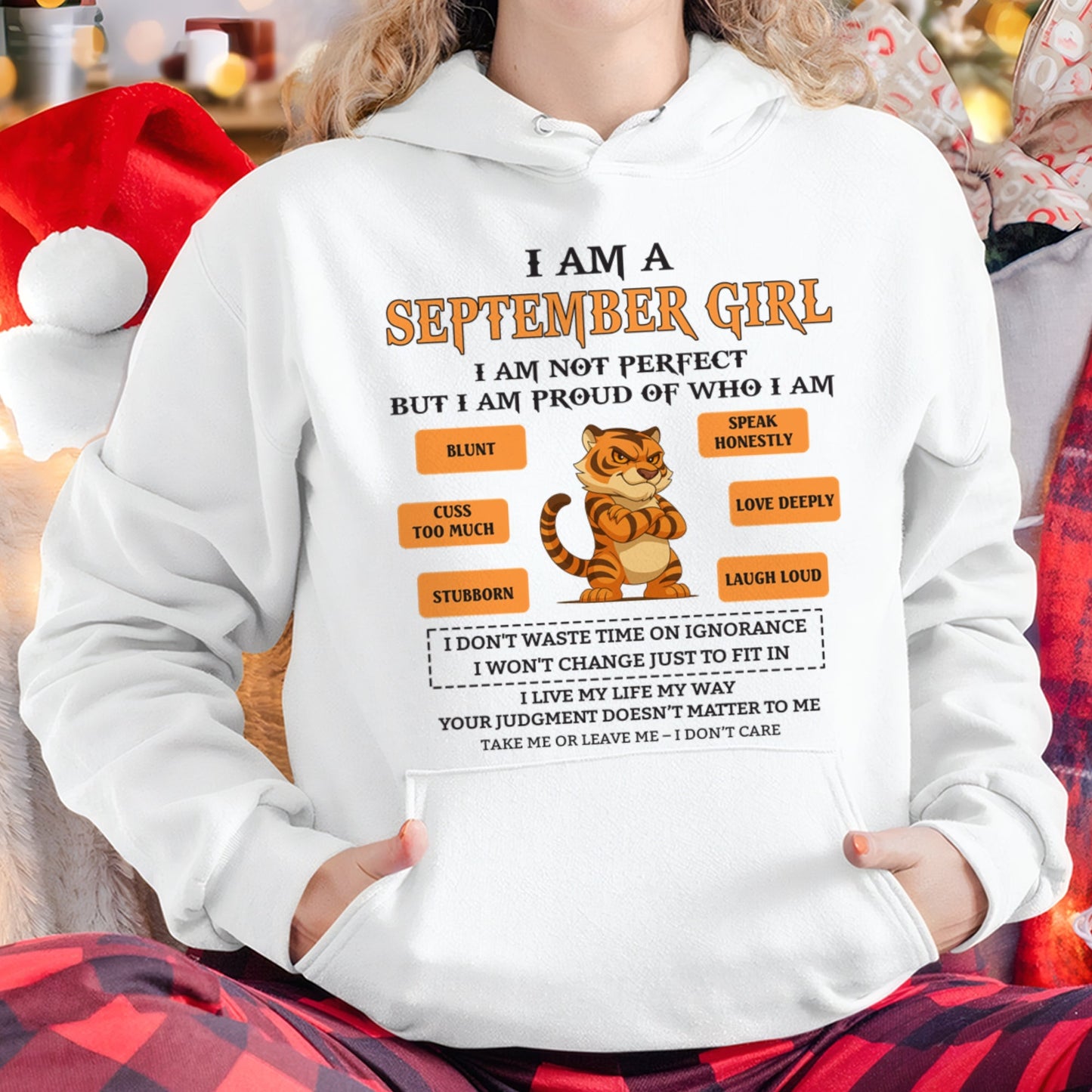 "I AM A SEPTEMBER GIRL" - Birthday Gift For September Girls - FMA NINA09 (SKU26T-01-62-09)