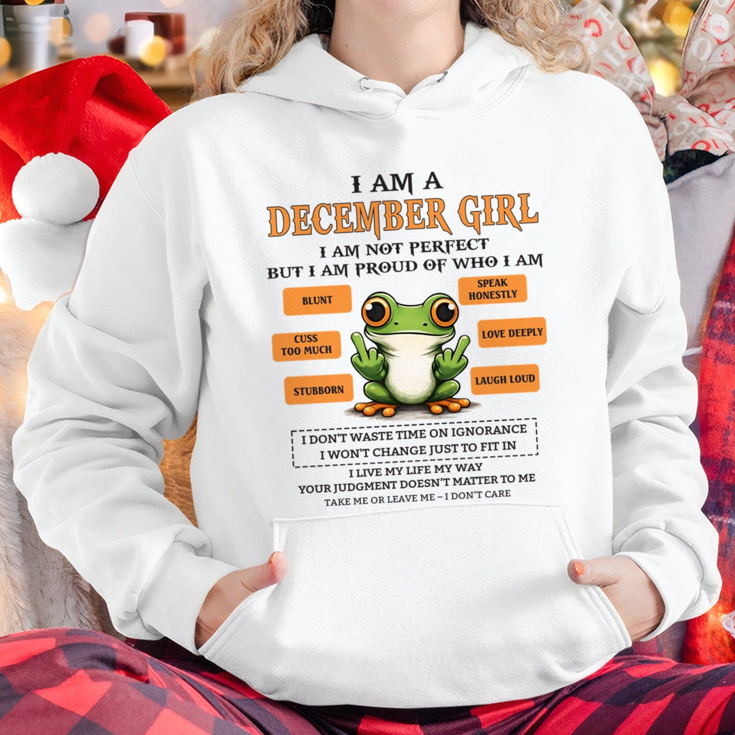 "I AM A DECEMBER GIRL" - Birthday Gift For December Girls - FMA NINA12 (SKU2602-189-12)