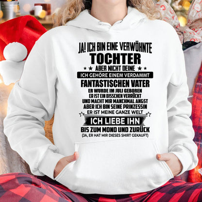 JULI - ICH GEHÖRE EINEM VERDAMMT FANTASTISCHEN VATER - Perfektes Geschenk für deine Tochter - GER/NINA07 (SKU2606-188-07)