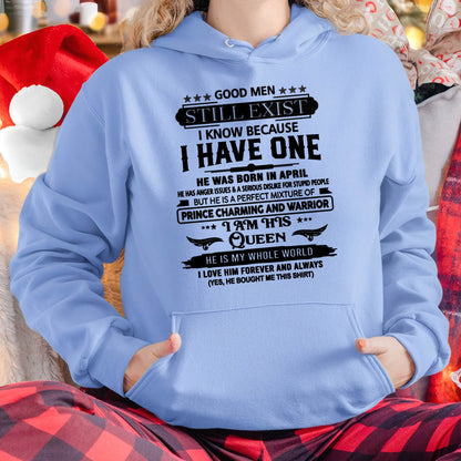 APRIL - GOOD MEN STILL EXIST I KNOW BECAUSE I HAVE ONE - FROM HUSBAND - NINA04 (SKU12-307-04)