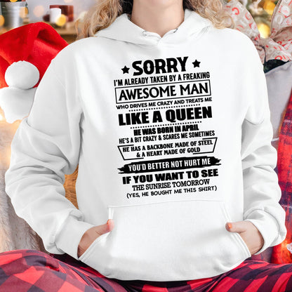 APRIL - HE HAS A BACKBONE MADE OF STEEL AND A HEART MADE OF GOLD - FROM HUSBAND - NINA04 (SKU26T-0199-04)