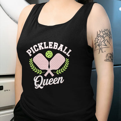 Funny Pickleball Shirt, Pickleball Lover Unisex T-Shirt/Hoodie/Sweatshirt HLT00 - Pickleball Queen Funny Pickleball Player T-Shirt