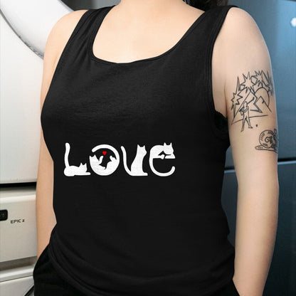 Cat Love Shirt, Funny Cat Lover Gift UnisexT-Shirt/Hoodie/Sweatshirt HLT00 - Funny design with cat motif - I love cats T-Shirt