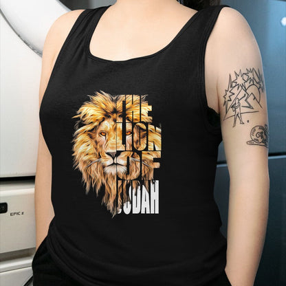 Christian Tee, Christian Faith Unisex T-Shirt/Hoodie/Sweatshirt HLT00 - Jesus Lion of Judah Christian Gift for Men Women T-Shirt