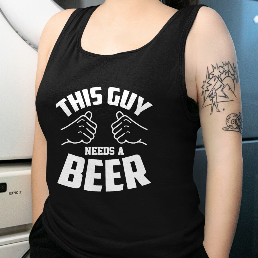 Best Wife Shirt, Wife and Husband Unisex T-Shirt/Hoodie/Sweatshirt HLT00 - Funny Guy Needs Beer Alcohol Lover T-Shirt