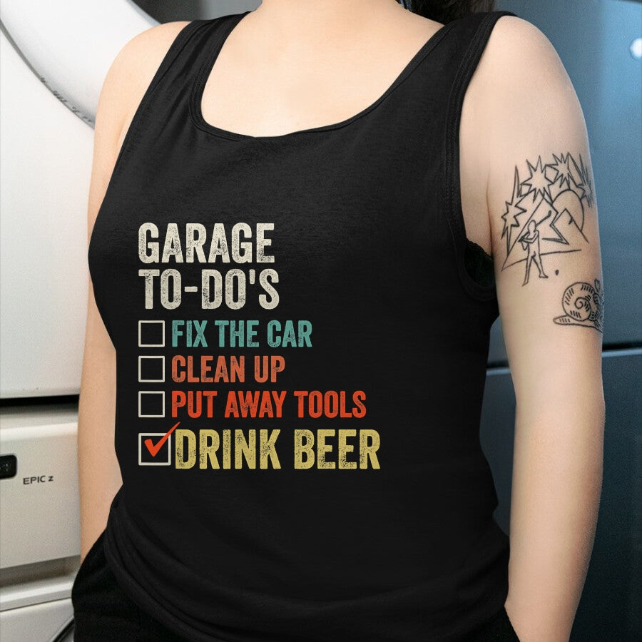 Best Mechanic Life Shirt, Funny Mechanic UnisexT-Shirt/Hoodie/Sweatshirt HLT00 - I'll Be in The Garage T-Shirt, Men, Black, 3X-Large