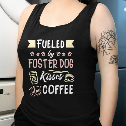 Dog Love Shirt, Dog Lover Gift T-Shirt/Hoodie/Sweatshirt HLT00 - Foster Dog Mom Coffee Lover T-Shirt