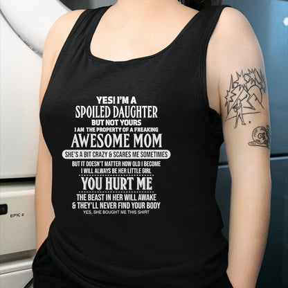Best Wife Shirt, Wife and Husband Unisex T-Shirt/Hoodie/Sweatshirt HLT00 - Yes I'm a spoiled daughter but not yours T-Shirt