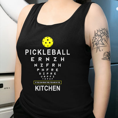 Funny Pickleball Shirt, Pickleball Lover Unisex T-Shirt/Hoodie/Sweatshirt HLT00 - Funny Pickleball Shirt If You Can Read This Kitchen Joke T-Shirt