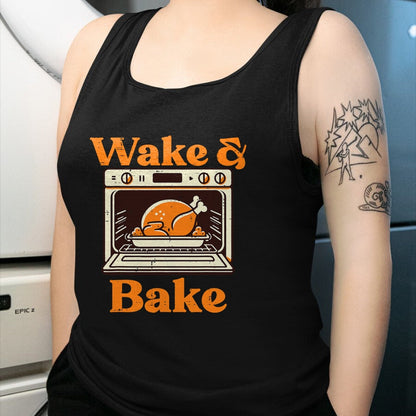 Best Thanksgiving Family Shirt , Funny Thanksgiving UnisexT-Shirt/Hoodie/Sweatshirt HLT00 - Thanksgiving Wake and Bake Funny Turkey Day Dad Men Women T-Shirt