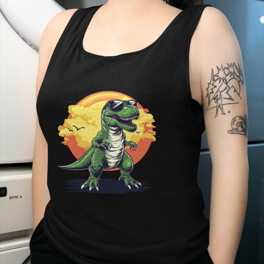 Best Dinosaur Lover Shirt, Funny Dinosaur UnisexT-Shirt/Hoodie/Sweatshirt HLT00 - Trex Dinosaur Dino Wearing Sunglasses Funny Graphic T-Shirt