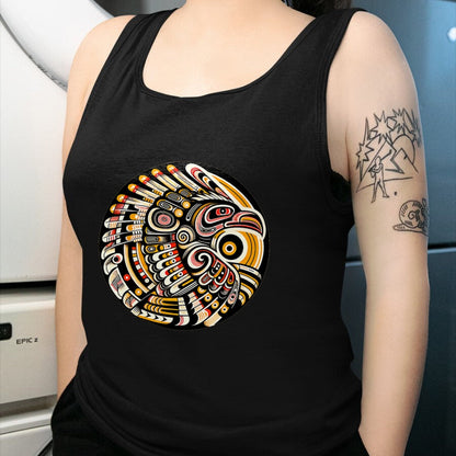 Native American T-Shirts, Vintage Native American Unisex T-Shirt/Hoodie/Sweatshirt HLT00 - Thunderbird Native American Tribal Art (4)