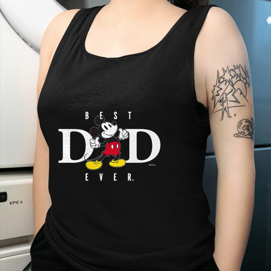 Gift for Dad Shirt, Funny Dad Unisex T-Shirt/Hoodie/Sweatshirt HLT00 – Disney Mickey Mouse Best Dad Ever Thumbs Up Father’s Day T-Shirt