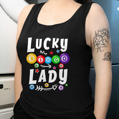 Gift for Mom Shirt, Funny Mom Unisex T-Shirt/Hoodie/Sweatshirt HLT00 - Bingo Night Funny Bingo Lucky Bingo Lady For Grandma Mom T-Shirt