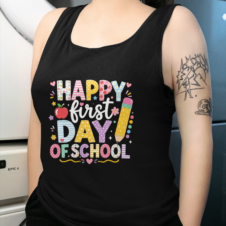 Best Student Shirt, Funny Back To School UnisexT-Shirt/Hoodie/Sweatshirt HLT00 - Happy First Day of School Teacher Student Back to School T-Shirt, Men, Black, 3X-Large