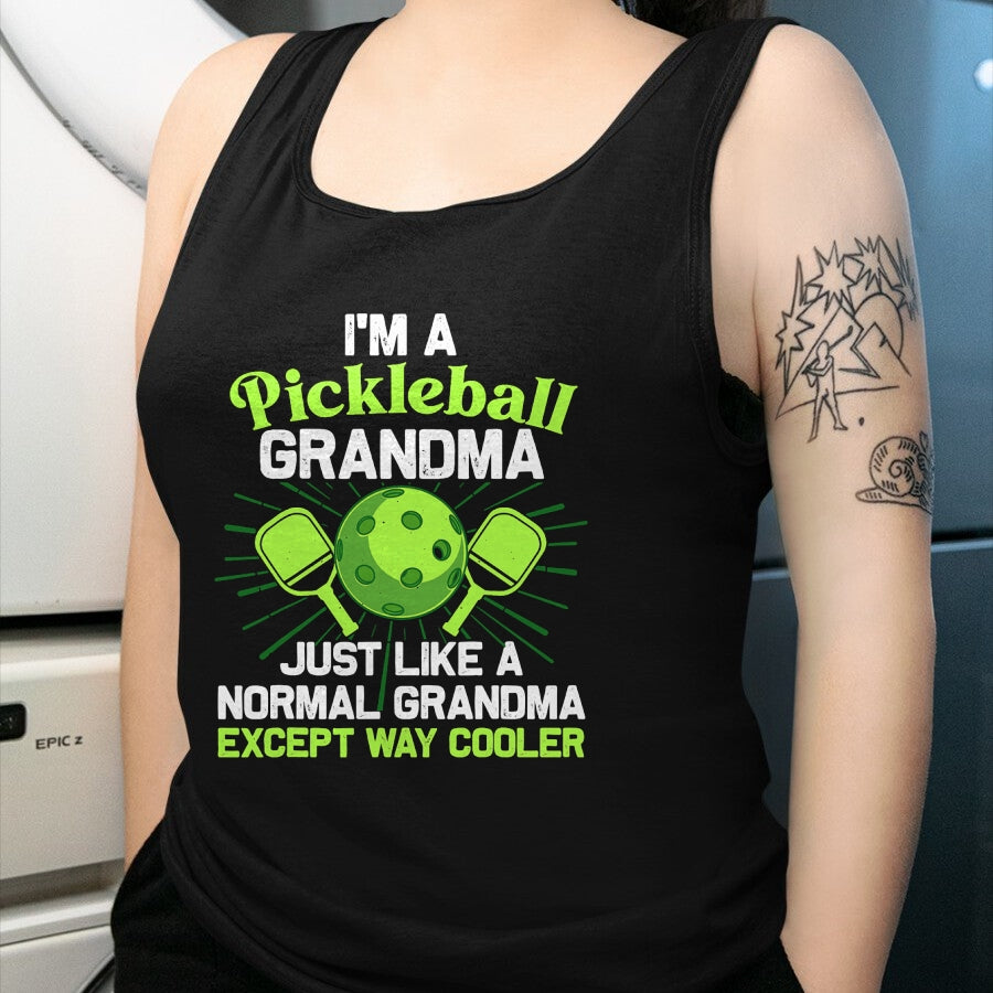 Funny Pickleball Shirt, Pickleball Lover Unisex T-Shirt/Hoodie/Sweatshirt HLT00 - Pickleball Design for Grandma Women Girls Pickle Ball Player T-Shirt