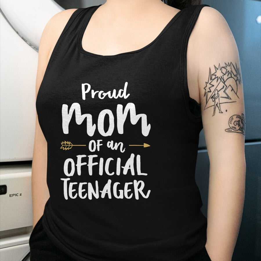 Gift for Mom Shirt, Funny Mom Unisex T-Shirt/Hoodie/Sweatshirt HLT00 - Official teenager mom shirt 13th Birthday party mom_s outfit T-Shirt
