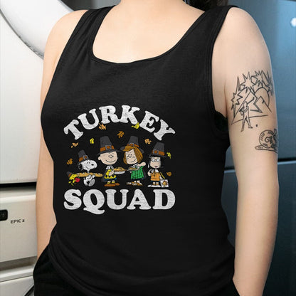 Best Thanksgiving Family Shirt , Funny Thanksgiving UnisexT-Shirt/Hoodie/Sweatshirt HLT00 - Turkey Squad T-Shirt