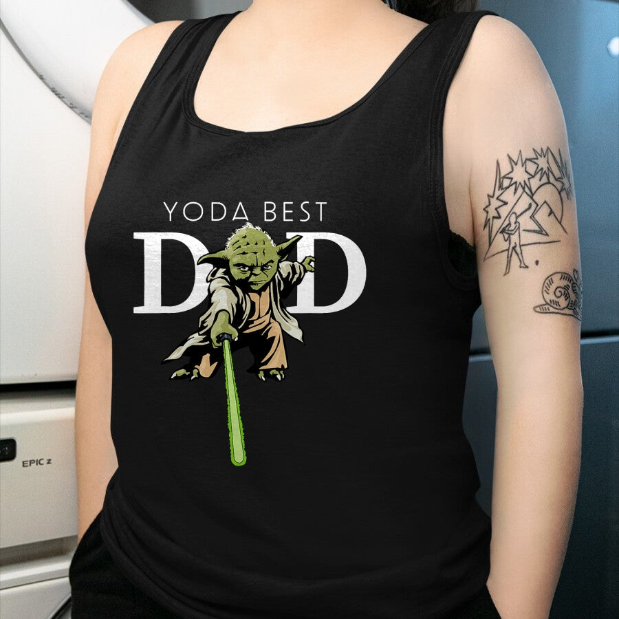 Gift for Dad Shirt, Funny Dad Unisex T-Shirt/Hoodie/Sweatshirt HLT00 – \Star Wars Yoda Lightsaber Best Dad Father_s Day T-Shirt