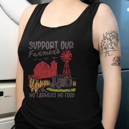 Best Farmer Life Shirt, Funny Farmer UnisexT-Shirt/Hoodie/Sweatshirt HLT00 - Support Our Farmer No Farmers No Food T-Shirt