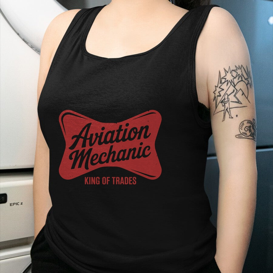 Best Mechanic Life Shirt, Funny Mechanic UnisexT-Shirt/Hoodie/Sweatshirt HLT00 - Aviation Mechanic King of Trades, Aircraft Plane Maintenance Long Sleeve T-Shirt