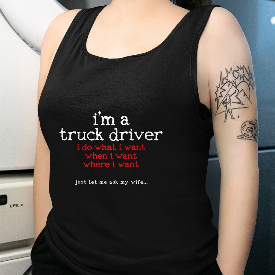 Best Truck Driver Life Shirt, Funny Trucker UnisexT-Shirt/Hoodie/Sweatshirt HLT00 - TRUCK DRIVER T-Shirt (6)