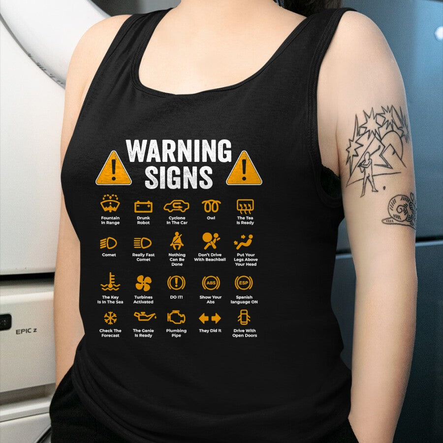 Best Mechanic Life Shirt, Funny Mechanic UnisexT-Shirt/Hoodie/Sweatshirt HLT00 - Funny Driving Warning Signs 101 Auto Mechanic Gift Driver Short Sleeve T-Shirt