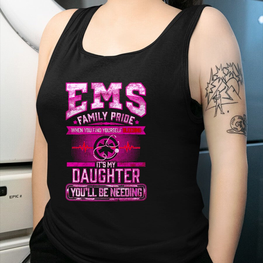 Funny Nurse Shirt, Nurse Unisex T-Shirt/Hoodie/Sweatshirt HLT00 - EMT Gift Proud Mom Dad Of EMS Paramedic Daughter F T-Shirt T-Shirt