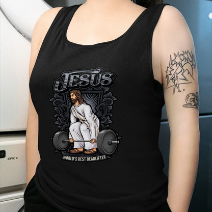 Christian Tee, Christian Faith Unisex T-Shirt/Hoodie/Sweatshirt HLT00 - Funny Jesus Christian Weight Lifting Men Women Gym Gag Gifts T-Shirt (1)