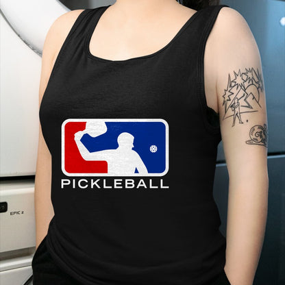 Funny Pickleball Shirt, Pickleball Lover Unisex T-Shirt/Hoodie/Sweatshirt HLT00 - Pickleball Long Sleeve T-Shirt Major Leagues