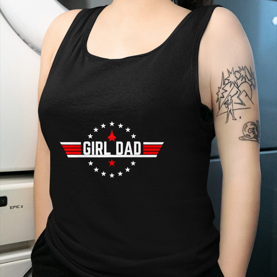 Gift for Dad Shirt, Funny Dad Unisex T-Shirt/Hoodie/Sweatshirt HLT00 – Proud Dad Of Girls Father of Girls For Dad Fathers Day T-Shirt